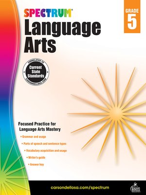 Spectrum Language Arts, Grade 5 - ebook
